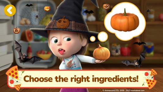 اسکرین شات 2 بازی Masha and the Bear Pizza Maker