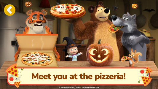 اسکرین شات 6 بازی Masha and the Bear Pizza Maker