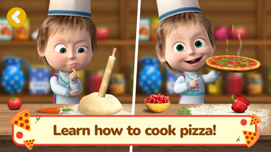 اسکرین شات 4 بازی Masha and the Bear Pizza Maker