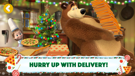 اسکرین شات 4 بازی Masha and the Bear Pizza Maker
