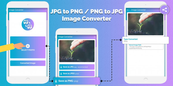 اسکرین شات برنامه Image Converter – JPG to PNG,  1