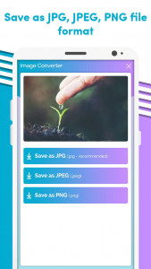 اسکرین شات برنامه Image Converter – JPG to PNG,  3
