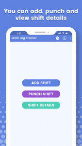 اسکرین شات برنامه Work Log - Work Hours Tracking 2
