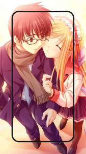 اسکرین شات برنامه Anime Couple Wallpaper 1