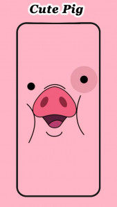اسکرین شات برنامه Cute Pig Wallpapers 7