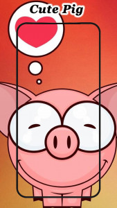 اسکرین شات برنامه Cute Pig Wallpapers 4