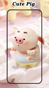 اسکرین شات برنامه Cute Pig Wallpapers 5