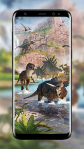 اسکرین شات برنامه Dinosaur Wallpaper 7