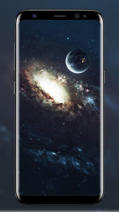 اسکرین شات برنامه Space Milky Way Wallpaper 2