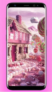 اسکرین شات برنامه Cute Pink Wallpaper 1