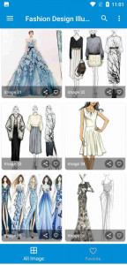 اسکرین شات برنامه Fashion Design Illustrations 4
