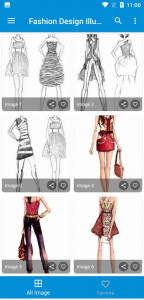 اسکرین شات برنامه Fashion Design Illustrations 1