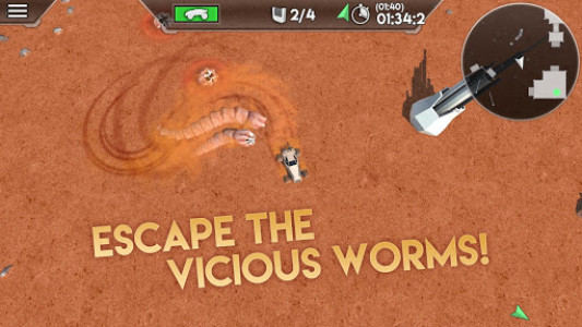 اسکرین شات بازی Desert Worms 1