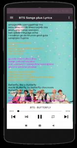 اسکرین شات برنامه BTS Songs Plus Lyrics - Offline 4