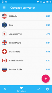 اسکرین شات برنامه Currency Converter free 4