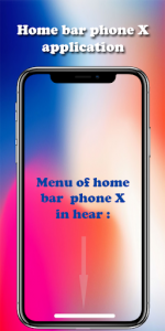 اسکرین شات برنامه Home Bar Phone X 1