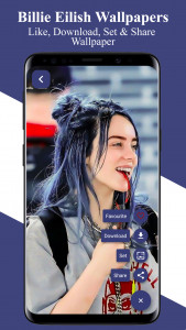 اسکرین شات برنامه Billie Eilish Wallpapers 2023 3