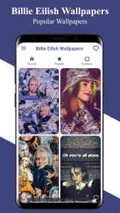 اسکرین شات برنامه Billie Eilish Wallpapers 2023 2