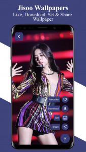 اسکرین شات برنامه Jisoo Blackpink HD Wallpapers 3