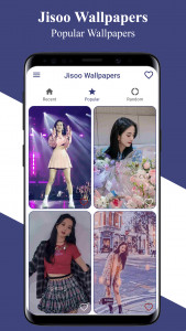 اسکرین شات 2 برنامه Jisoo Blackpink HD Wallpapers