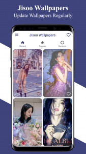 اسکرین شات 1 برنامه Jisoo Blackpink HD Wallpapers