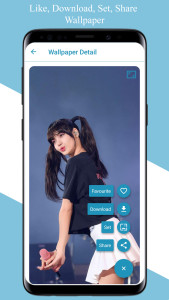 اسکرین شات 5 برنامه Lisa Blackpink Wallpapers 2024