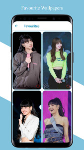 اسکرین شات 2 برنامه Lisa Blackpink Wallpapers 2024