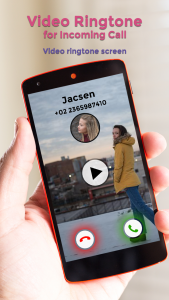 اسکرین شات برنامه Video Ringtone for Incoming Ca 4