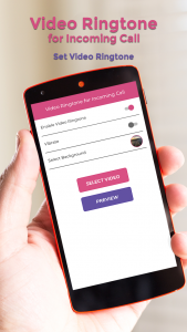 اسکرین شات برنامه Video Ringtone for Incoming Ca 7