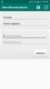 اسکرین شات برنامه Scientific names (Binomial) 5