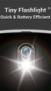 اسکرین شات 1 برنامه Tiny Flashlight + LED