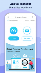 اسکرین شات برنامه زاپیا - Zapya 3