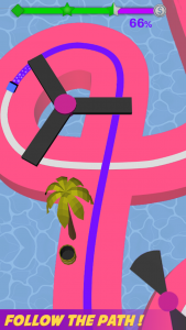 اسکرین شات 2 بازی Path Color Line 3D - Draw & Go