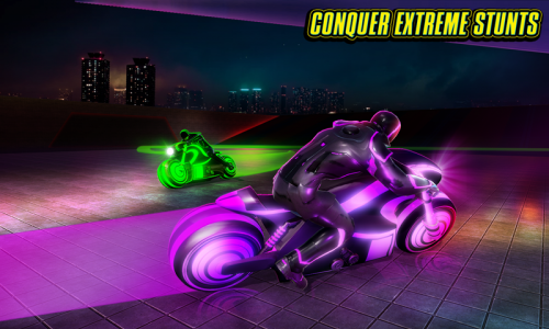اسکرین شات بازی Light Bike Stunt Racing Game 2