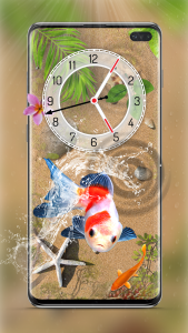 اسکرین شات برنامه Fish Live Wallpaper Aquarium 3