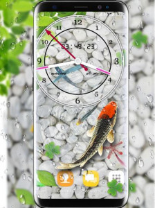 اسکرین شات برنامه Fish Live Wallpaper Aquarium 4