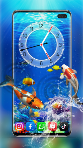 اسکرین شات 8 برنامه Fish Live Wallpaper Aquarium