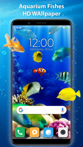 اسکرین شات 5 برنامه Koi Fish Live Wallpaper 3D