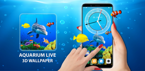 اسکرین شات برنامه Koi Fish Live Wallpaper 3D 2