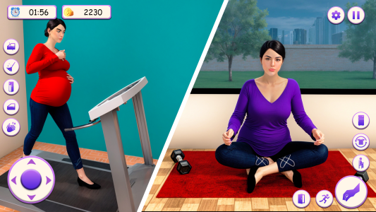 اسکرین شات 4 بازی Pregnant Mom Game: Family life