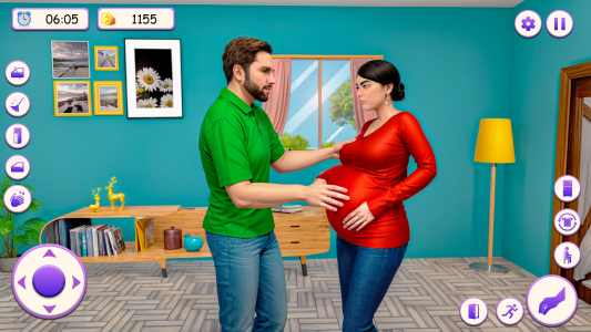 اسکرین شات 1 بازی Pregnant Mom Game: Family life