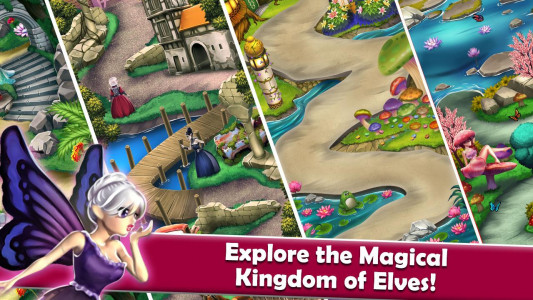 اسکرین شات بازی Mahjong Magic: Wood Elves 1