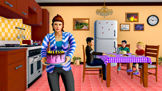 اسکرین شات بازی Wife Simulator - Mother Games 1