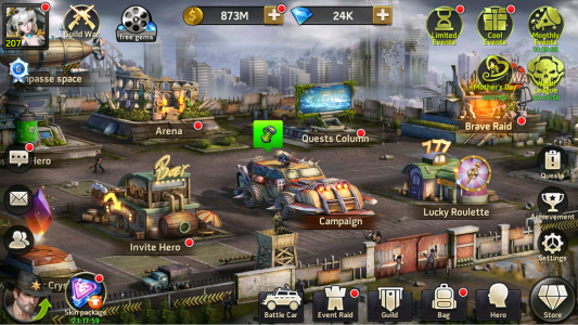 اسکرین شات 6 بازی Zombie Strike：last war AFK RPG