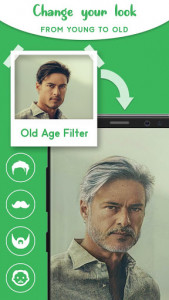 اسکرین شات برنامه Old Age Face effects App: Face Changer Gender Swap 5
