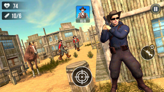 اسکرین شات 3 بازی Cowboy Hunt Shooter