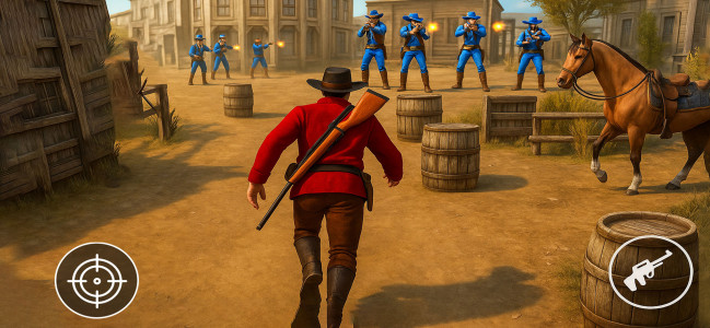 اسکرین شات 2 بازی Cowboy Hunt Shooter