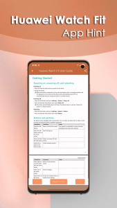 اسکرین شات 2 برنامه Huawei Watch Fit App Hint