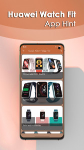 اسکرین شات 3 برنامه Huawei Watch Fit App Hint