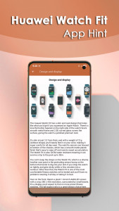 اسکرین شات 4 برنامه Huawei Watch Fit App Hint